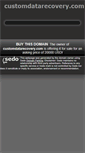 Mobile Screenshot of customdatarecovery.com